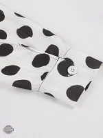 Robe à Pois Noirs, Style Victorien