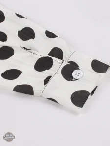 Robe à Pois Noirs, Style Victorien
