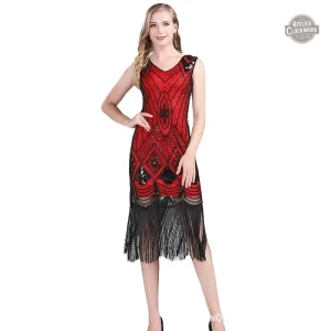 Robe Art Déco chic pour une tenue Steampunk unique