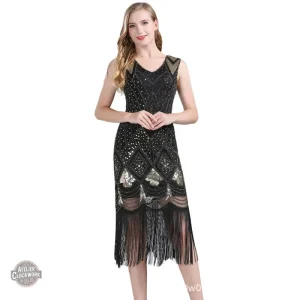 Robe Steampunk raffinée au style Art Déco