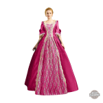 Robe Baroque Femme Époque Faste