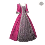 Robe Victorienne Steampunk Élégante pour Femme