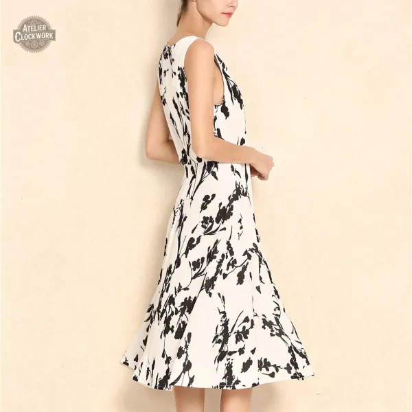 Vêtement steampunk femme avec design floral unique