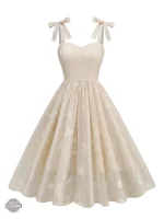 Robe élégante brodée pour une allure intemporelle