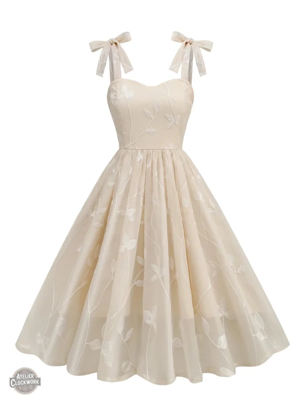Robe élégante brodée pour une allure intemporelle