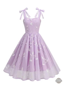 Robe Steampunk pour femme avec bretelles nouées