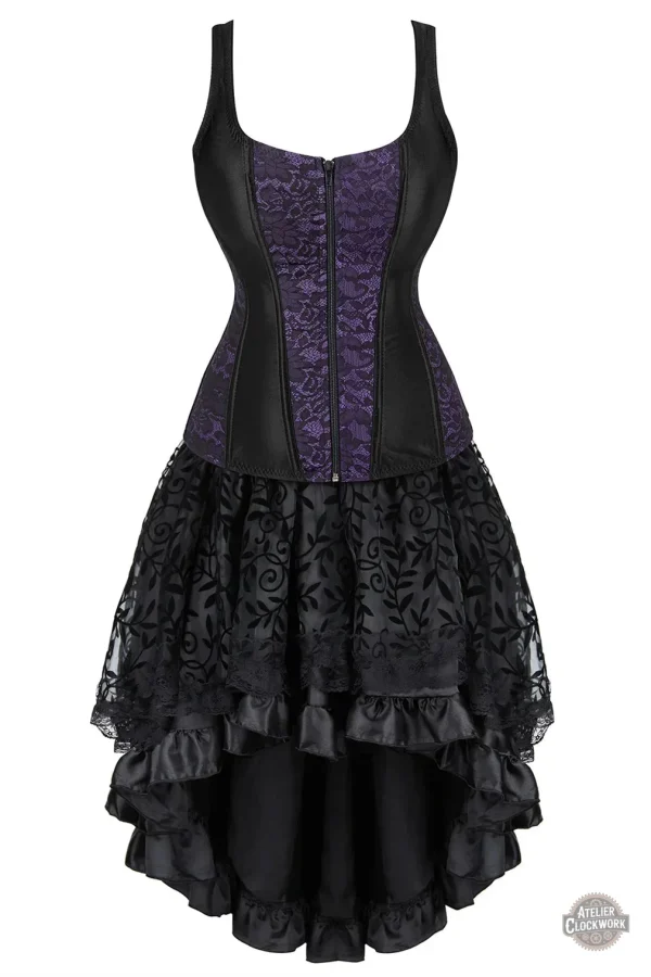 Robe bustier en coupe corset
