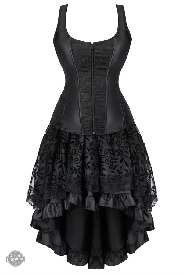 Robe corset avec décolleté séduisant