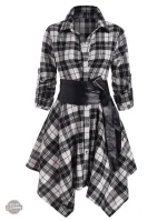 Robe chemise au look intemporel et audacieux
