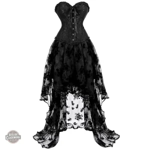 Robe corset gothique longue élégante et stylée
