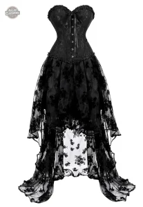 Robe longue avec corset, style gothique unique