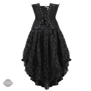 Robe gothique avec corset, idéale pour les soirées uniques