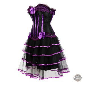 Robe Victorienne moderne avec corset ajusté