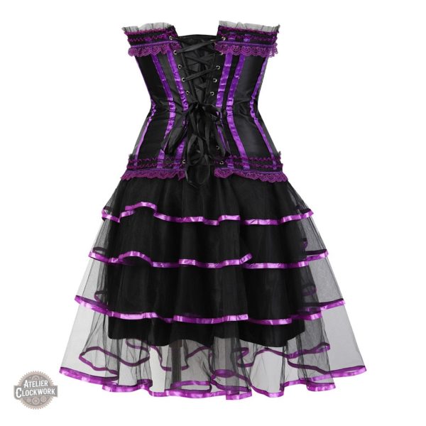 Robe Steampunk élégante à corset
