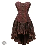 Robe Noire avec Design Corset Chic