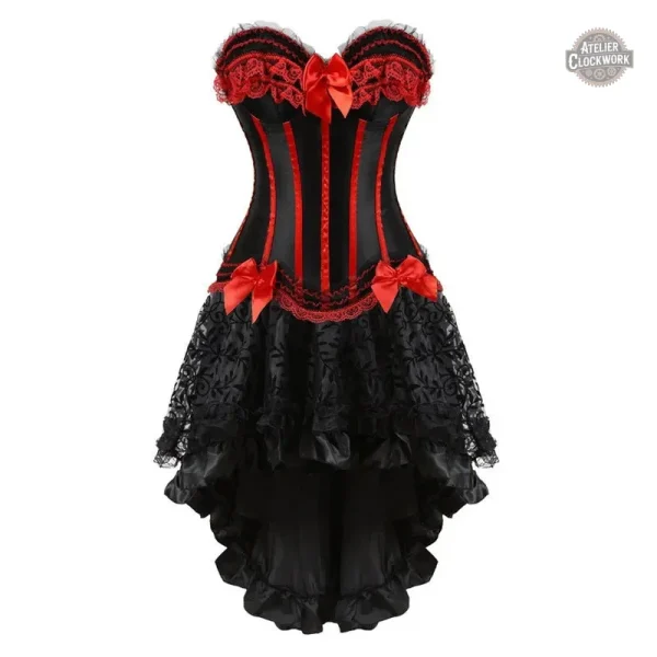 Robe Cabaret à l'esthétique steampunk pour soirées