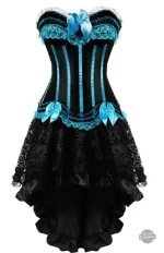 Tenue de spectacle burlesque avec détails raffinés