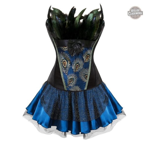 Robe Steampunk Femme avec corset élégant