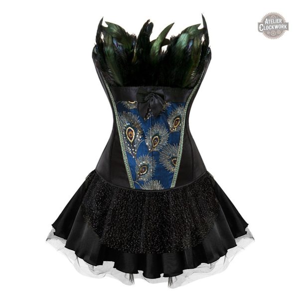 Robe corsetée au style steampunk unique