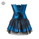 Robe de soirée élégante au style victorien