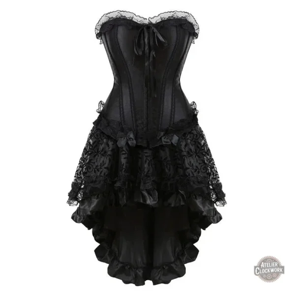 robe-corset-steampunk-1 Robe Burlesque Steampunk élégante pour femme