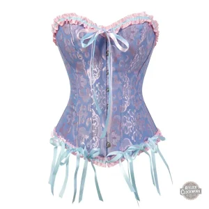 Robe Victorienne Steampunk avec tulle délicat