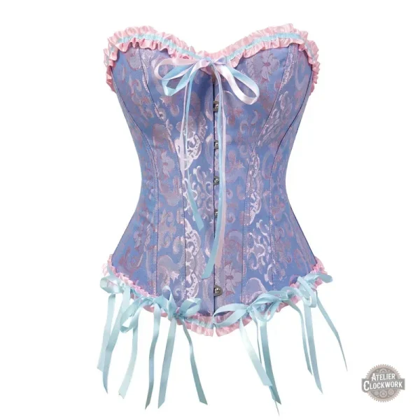 Robe Victorienne Steampunk avec tulle délicat