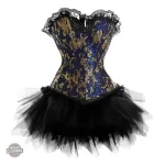 Robe tutu avec corset, mode vintage féminine