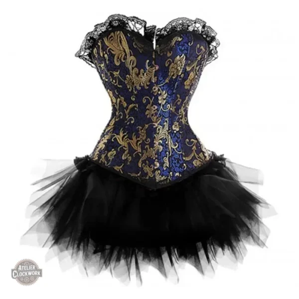 Robe tutu avec corset, mode vintage féminine