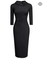 Robe Gothique Crayon au style vintage