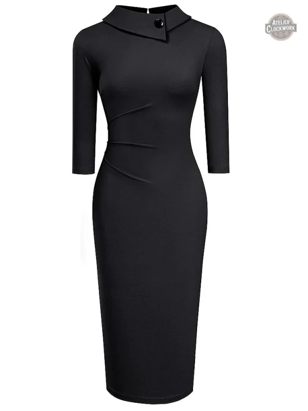 Robe Gothique Crayon au style vintage