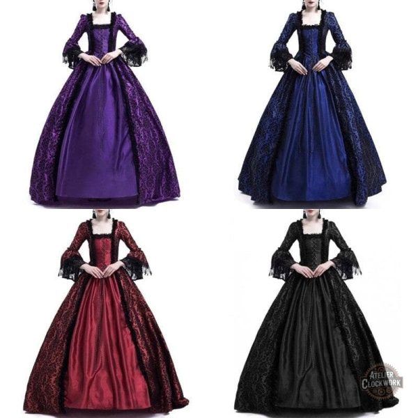 Robe victorien chic pour soirées et événements spéciaux