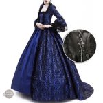 Robe féminine inspirée de l'époque victorienne et steampunk