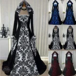 Robe Victorienne Steampunk élégante pour femme