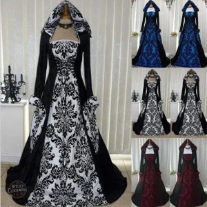 Robe Victorienne Steampunk élégante pour femme