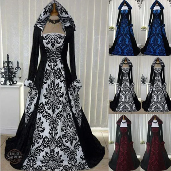 Robe Victorienne Steampunk élégante pour femme