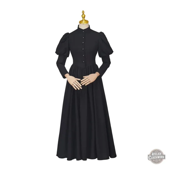 robe-de-deuil-1880-victorienne-1 Robe de Deuil Victorienne 1880 - Élégance Gothique