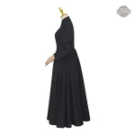 Robe noire victorienne, style gothique pour occasions spéciales