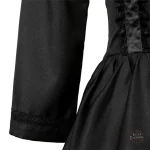 Vêtement steampunk : robe noire avec une touche de princesses
