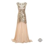 Robe Steampunk - Bustier d'Or pour femme
