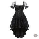 Robe victorienne à effet corset, style steampunk