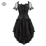 Look victorien moderne avec robe effet corset