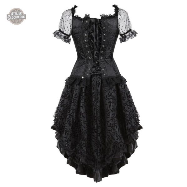 Look victorien moderne avec robe effet corset