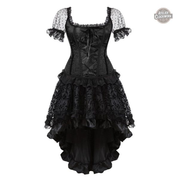 Style steampunk féminin : robe corsetée unique