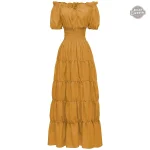 Robe Victorienne avec motifs irlandais raffinés