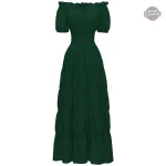 Robe de style victorien avec détails irlandais
