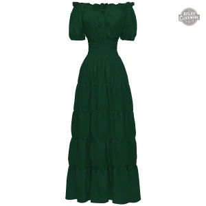 Robe de style victorien avec détails irlandais