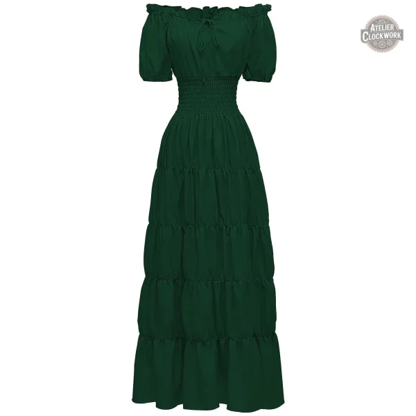 Robe de style victorien avec détails irlandais