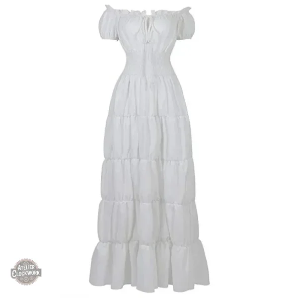 Robe inspirée de la mode victorienne pour femme