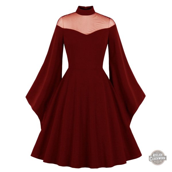 Robe gothique à l'allure romantique et sombre
